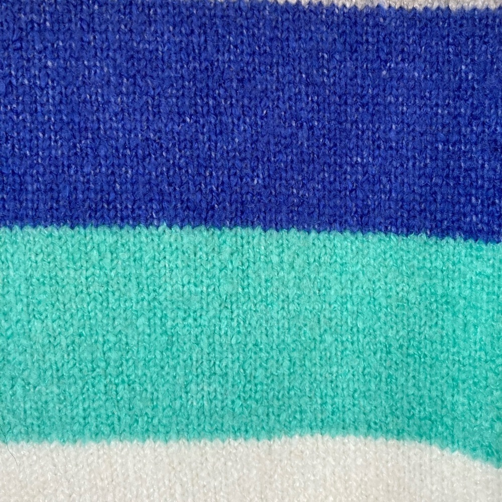 Talbots Multi Stripe High-Low Turtleneck Sweater … - image 9